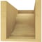 Ekena Millwork 7"W x 14"D x 7"H Wide Van Buren Rough Cedar Woodgrain TimberThane Corbel, Primed Tan CORUR07X14X07VANRCPR - alternate 6
